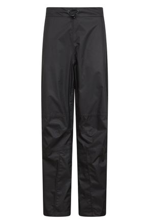 Mountain Warehouse Spray Womens Short Waterproof Over Trousers - Mesh Lined Ladies Over Pants, Taped Seams, Half Zip, Walking Rain Pants - for Spring Summer,Travelling, 