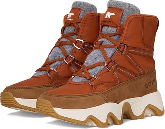 Sorel Kinetictm Impact Sport Waterproof Womens Snow Shoes Sanguine/Velvet Tan : 6.5 B - Medium