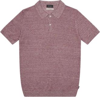 AT.P. CO A32425 Lico-670 Borgogna - Heren - Polos - Rood - L - Tops