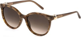 Furla SFU887 06YH Mens Sunglasses Brown Size 54
