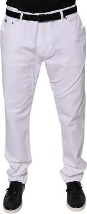 Dolce & Gabbana Cotton Stretch Denim Jeans - White