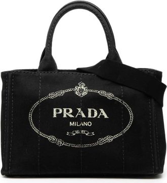 Prada Pre-owned Prada Small Canvas Canapa Logo Satchel Ladies 8TCS47M8SUKAMCIO