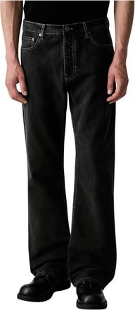 Off-white Half Arrow Straight Jeans - Heren - Regular Fit Jeans - Zwart - L - Katoen - Jeans