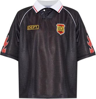 Gallery Dept. Polo Shirt met Patches - Heren - Polos - Zwart - XS - Tops