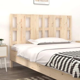 vidaXL Bed Headboard 140.5x4x100 cm Solid Wood Pine Vidaxl