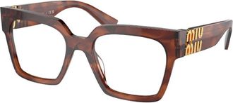Miu Miu Vista MU04u Optisch Montuur - Dames - Brillen - Bruin - ONE Size - Accessoires
