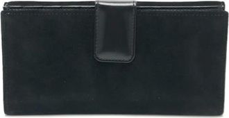 Gucci Pre-owned Lederen Portemonnee - Dames - Vintage Accessoires - Zwart - ONE Size - Leer - Vintage