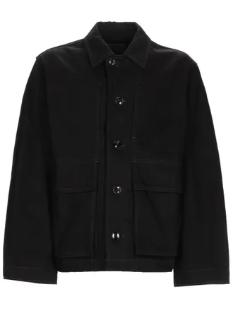 Christophe Lemaire Boxy Cropped Seam Detail Jacket