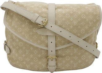 Louis Vuitton Monogram Mini Lin Saumur 30 (Authentic Pre-Loved)