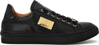 Billionaire Boys Club Croco Printed Nappa Leather Lo-Top Sneakers - Heren - Sneakers - Zwart - 43 EU - Leer - Schoenen