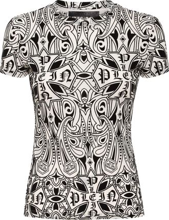 Philipp Plein Tulle Sexy Pure Fit T-Shirt Gothic Plein
