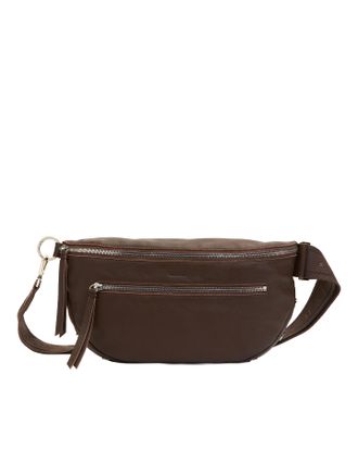 Hammitt Hammitt Charles Crossbody Espresso Pebble Silver Lrg