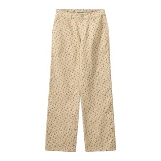 Sofie Schnoor Antiekwit Broek Snos 607 - Dames - Straight fit broeken - Beige - S - Broeken