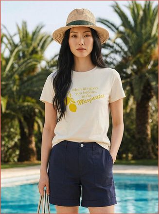 Nooki Design Womens Carvell Summer Shorts - Navy - Size: 12