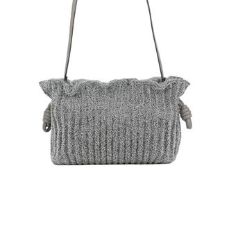 Loewe Pre-owned LOEWE Mini Metallic Lurex Flamenco Knot Crossbody Ladies II2RL5ACX0JYCE0D