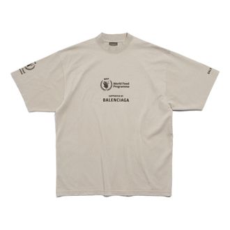 Balenciaga Wfp T-shirt Grey Black 764235TQVB69763