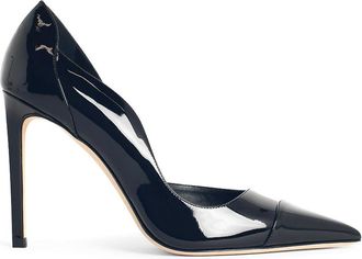 Jimmy Choo London Brigitte 100 Black Patent Leather Pumps