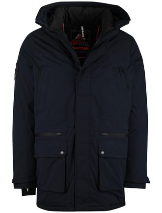 Superdry Winterjas Superdry Donkerblauw parka gevoerd waterafstotend