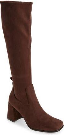 Jeffrey Campbell Hotlava Knee High Boot in Dark Brown Suede at Nordstrom Rack, Size 6.5 Regular Calf