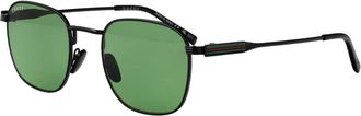 Gucci Gg 1876S Zonnebril - Heren - Zonnebrillen - Zwart - 50 MM - Nylon - Accessoires