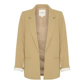 Soaked In Luxury SLShirley Blazer con Maniche Arrotolabili - - Jackets - Donna - Beige - L