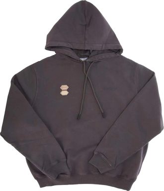 Off-white Off White Dames/Dames Patches Regular Hoodie (GRIJS/PINK)