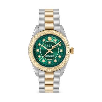Philipp Plein Queen Supreme Crystal 36mm Horloge - Dames - Horloges - Grijs - ONE Size - Accessoires