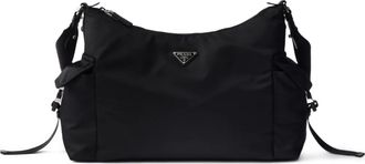 Prada Explore side-pockets messenger bag - men - Leather/Nylon - OS - Black