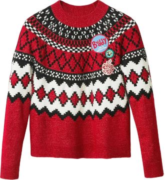 Desigual Dames Rode Breiwerk