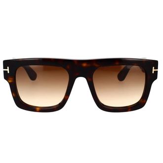 Tom Ford Geometric Sunglasses with T Logo