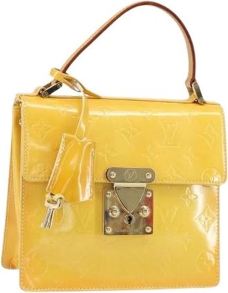 Louis Vuitton Pre-owned Handbags, female, Yellow, Size: ONE SIZE Pre-owned Vintage Handbag