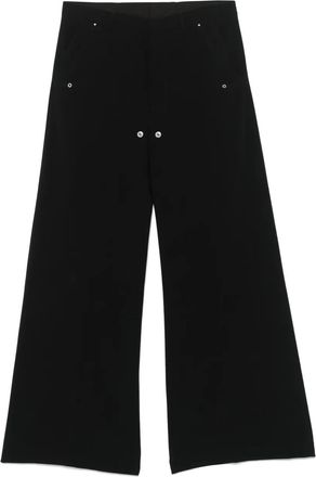 Rick Owens Pantaloni con occhielli - Nero