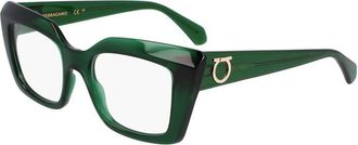 Ferragamo SF3008 317 Transparent Green 50mm
