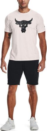 Under Armour Project Rock Brahma Bull Short Sleeve T-shirt Beige Black 1361733-112