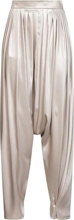 Giuseppe Di Morabito Giuseppe di Morabito Rtw... - Dames - Wijde Broeken - Beige - XS - Polyester - Broeken