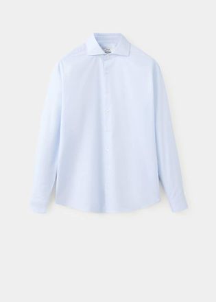 Mango Camicia regular-fit 100% cotone celeste - Uomo - XXL - MANGO MAN