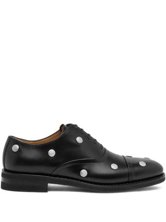 Bally Scribe Un studded Derby shoes - women - Calf Leather/Calf Leather/Rubber - 41 - Black