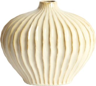 Light And Living Vaso De Cer&aacute;mica Lorito Light & Living Arena-beige - 35x21x30 Cm