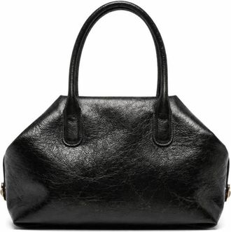 Themoir&egrave; Talia Trunk Small - Dames - Handtassen - Zwart - ONE Size - Leer - Tassen