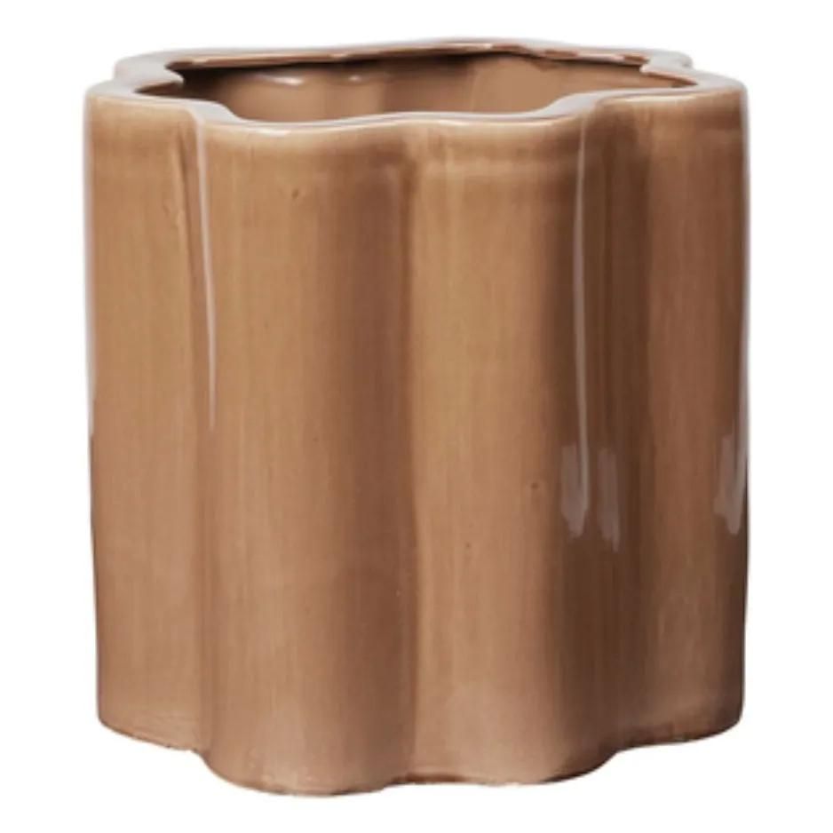 Janis Deco Pot De Fleurs Blanc Terracotta - Bloomingville