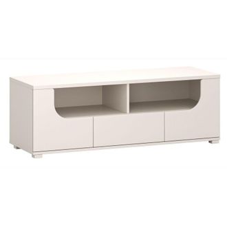 Selsey Selsey Valles - Mobile TV con cassetto e vani aperti, 130 cm, grigio cashmere