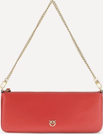 Pinko Horizontal Flat leather Shoulder Bag Female UNI