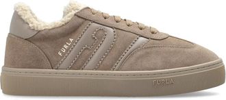 Furla Allegra Sneakers - Dames - Sneakers - Bruin - 40 EU - Su&egrave;de - Schoenen