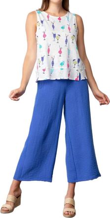 Habitat Cotton Pebble Boat Neck Tank Top In Cocktail