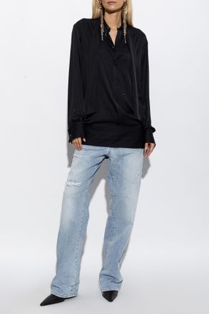 Dsquared2 Silk Shirt, Womens, Black