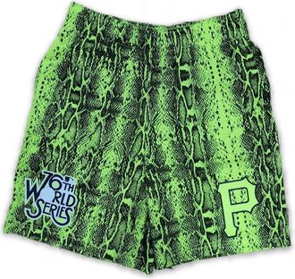 New Era Mens New Era Pittsburgh Pirates Summer Pop Shorts In Neon Green