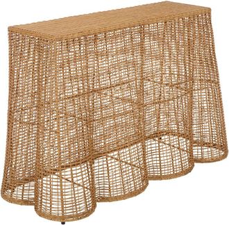 Safavieh Couture Jilliette Rattan Console Table