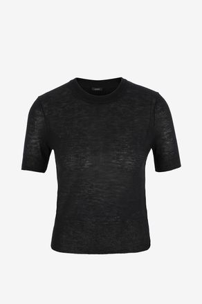 Joseph Schmaler Kurzarm-Pullover us Kaschmir