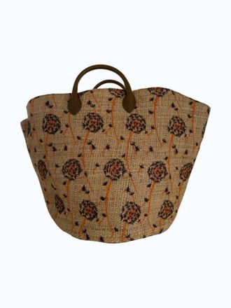 Maria La Rosa Womens Dandelion Bag In Orange Multi
