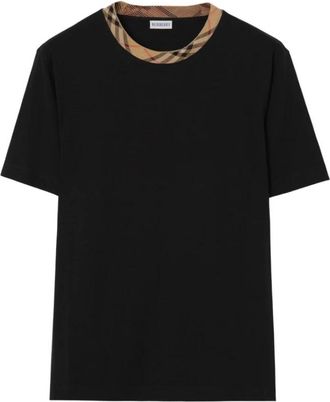 Burberry Hombre, Camisetas, Negro, Talla: S
